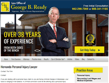 Tablet Screenshot of georgebreadyattorneys.com